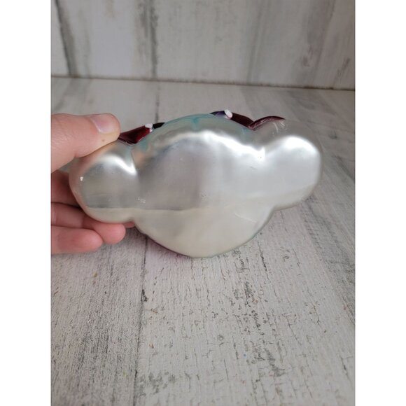 Snowman AS IS blown glass ornament Xmas Yankee Candle igloo - Picture 9 of 9